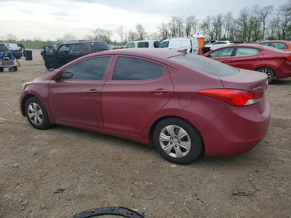 5NPDH4AE0GH751236 2016 HYUNDAI ELANTRA - Image 2
