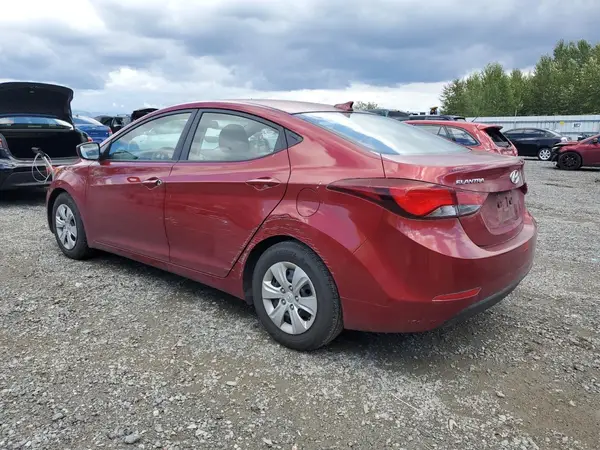 5NPDH4AE2GH665264 2016 HYUNDAI ELANTRA - Image 2