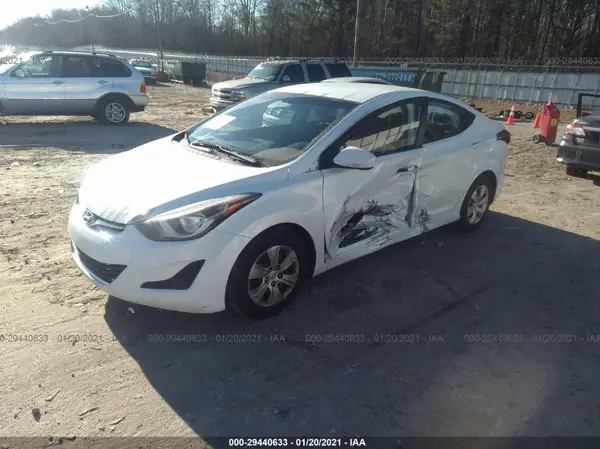 5NPDH4AE2GH691881 2016 HYUNDAI ELANTRA - Image 2