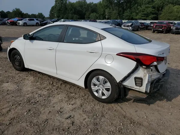 5NPDH4AE4GH664004 2016 HYUNDAI ELANTRA - Image 2