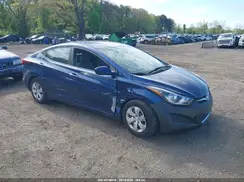 5NPDH4AE4GH701052 2016 HYUNDAI ELANTRA
