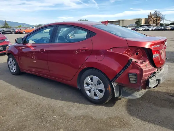 5NPDH4AE4GH702508 2016 HYUNDAI ELANTRA - Image 2