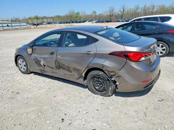 5NPDH4AE4GH743740 2016 HYUNDAI ELANTRA - Image 2
