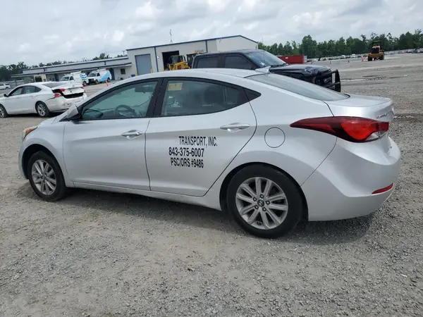 5NPDH4AE4GH750624 2016 HYUNDAI ELANTRA - Image 2
