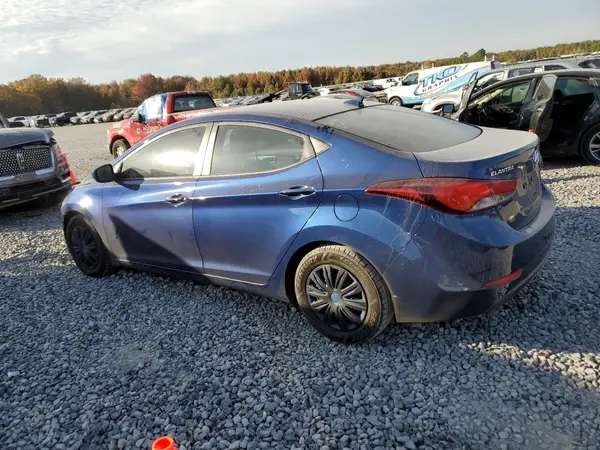 5NPDH4AE4GH768413 2016 HYUNDAI ELANTRA - Image 2