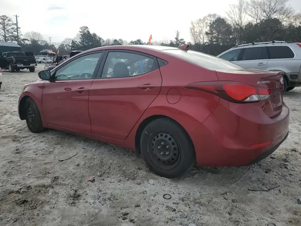 5NPDH4AE5GH667865 2016 HYUNDAI ELANTRA - Image 2