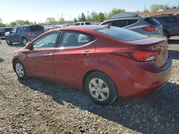 5NPDH4AE6GH700520 2016 HYUNDAI ELANTRA - Image 2