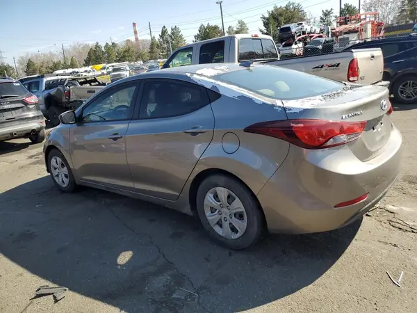 5NPDH4AE6GH773287 2016 HYUNDAI ELANTRA - Image 2