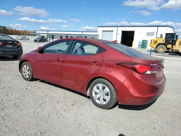 5NPDH4AE7GH680665 2016 HYUNDAI ELANTRA - Image 2