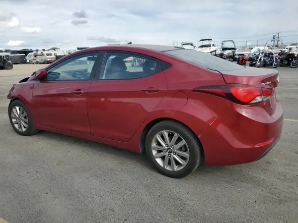 5NPDH4AE8GH698852 2016 HYUNDAI ELANTRA - Image 2