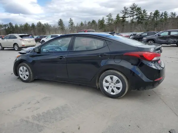 5NPDH4AE8GH712989 2016 HYUNDAI ELANTRA - Image 2