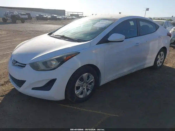 5NPDH4AE8GH721241 2016 HYUNDAI ELANTRA - Image 2