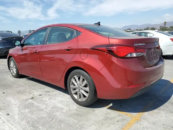 5NPDH4AE8GH722843 2016 HYUNDAI ELANTRA - Image 2