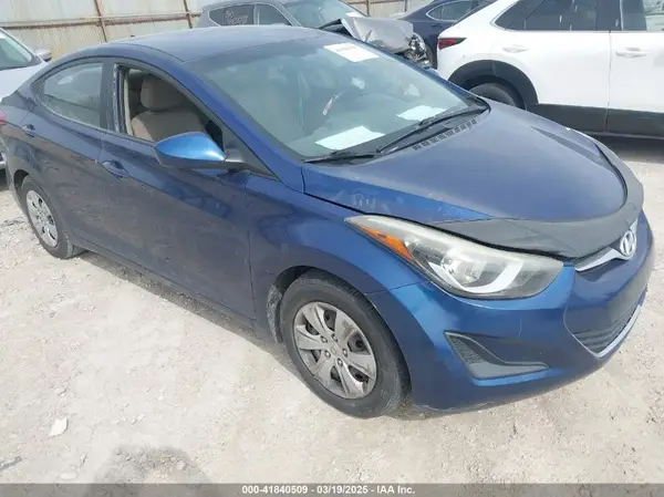 5NPDH4AE8GH726567 2016 HYUNDAI ELANTRA - Image 1