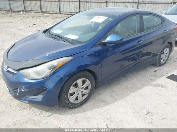 5NPDH4AE8GH726567 2016 HYUNDAI ELANTRA - Image 2