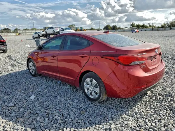 5NPDH4AE8GH751114 2016 HYUNDAI ELANTRA - Image 2