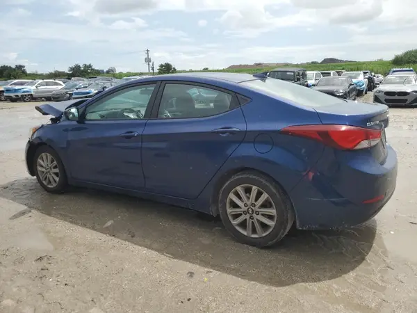 5NPDH4AE8GH751615 2016 HYUNDAI ELANTRA - Image 2