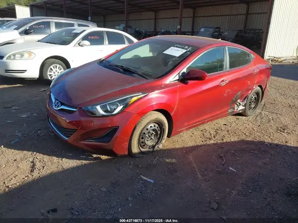 5NPDH4AE8GH754143 2016 HYUNDAI ELANTRA - Image 2