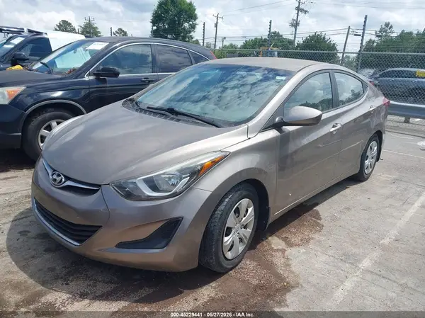 5NPDH4AE8GH789491 2016 HYUNDAI ELANTRA - Image 2