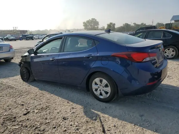 5NPDH4AEXGH666727 2016 HYUNDAI ELANTRA - Image 2