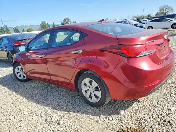 5NPDH4AEXGH701783 2016 HYUNDAI ELANTRA - Image 2
