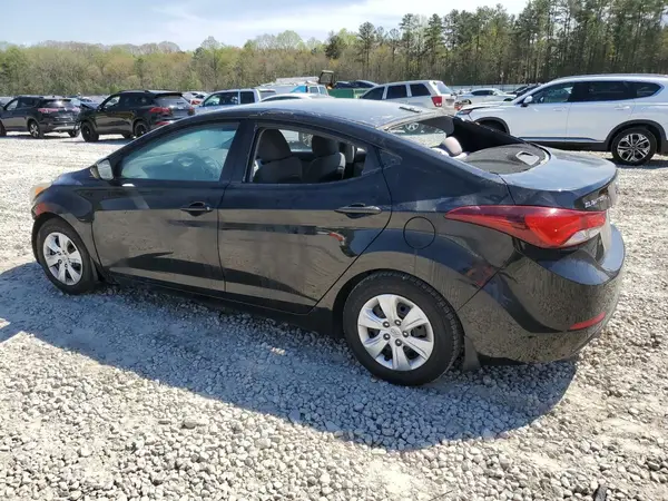 5NPDH4AEXGH714596 2016 HYUNDAI ELANTRA - Image 2
