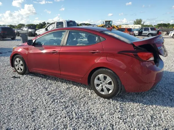 5NPDH4AEXGH718826 2016 HYUNDAI ELANTRA - Image 2