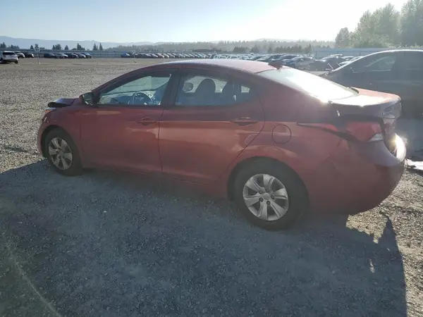 5NPDH4AEXGH744827 2016 HYUNDAI ELANTRA - Image 2