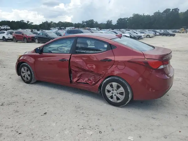5NPDH4AEXGH759988 2016 HYUNDAI ELANTRA - Image 2
