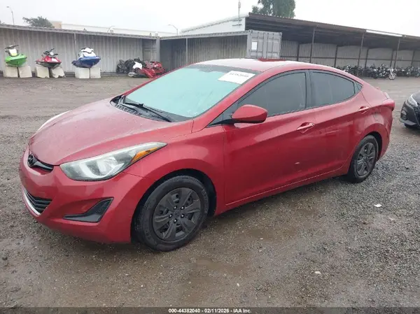 5NPDH4AEXGH774376 2016 HYUNDAI ELANTRA - Image 2