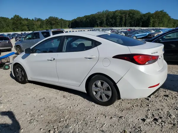 5NPDH4AEXGH781733 2016 HYUNDAI ELANTRA - Image 2