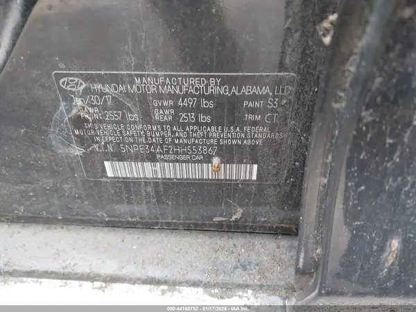 5NPE34AF2HH553867 2017 HYUNDAI SONATA - Image 8