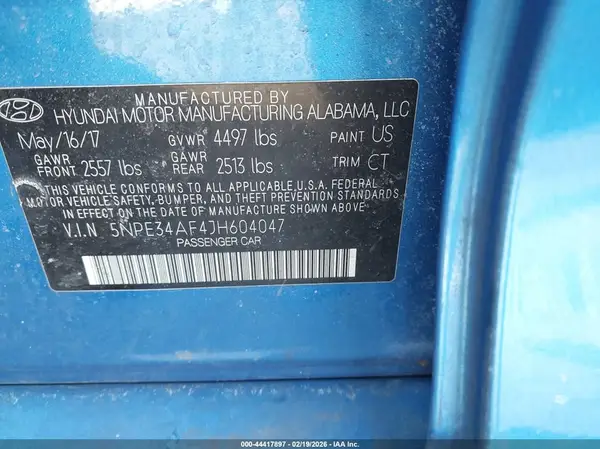 5NPE34AF4JH604047 2018 HYUNDAI SONATA - Image 8