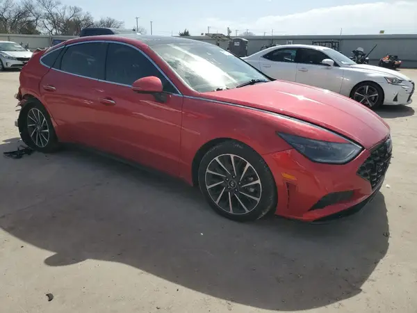 2020 HYUNDAI SONATA COPART lot 48712095 auction photo 4