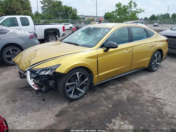 5NPEJ4J2XMH066378 2021 HYUNDAI SONATA - Image 2