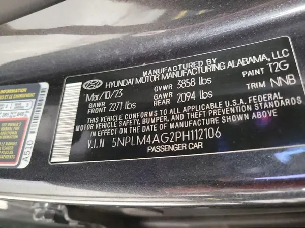 5NPLM4AG2PH112106 2023 HYUNDAI ELANTRA - Image 8