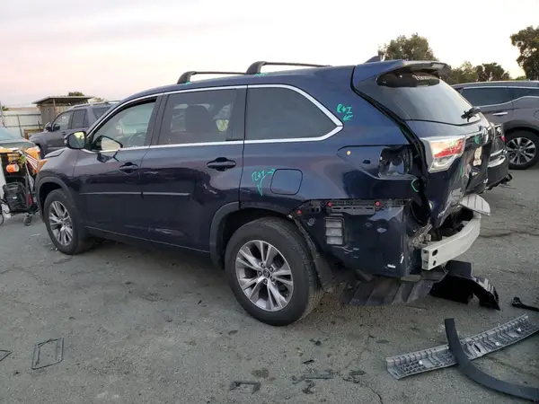 5TDBKRFH0GS346691 2016 TOYOTA HIGHLANDER - Image 2