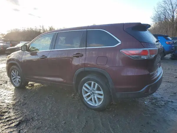 5TDBKRFH2GS315443 2016 TOYOTA HIGHLANDER - Image 2