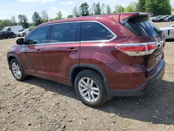 5TDBKRFH5GS317669 2016 TOYOTA HIGHLANDER - Image 2