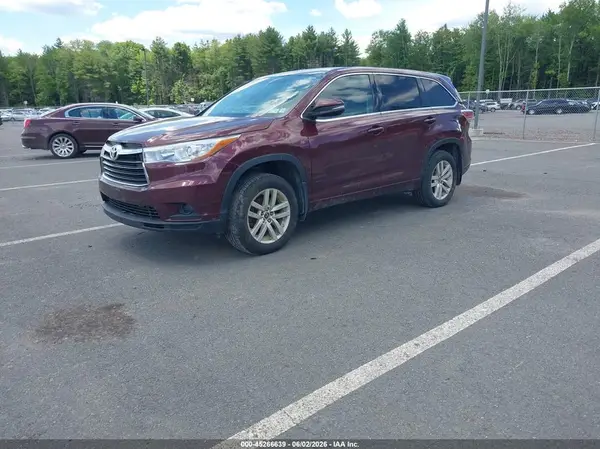 5TDBKRFH7GS273089 2016 TOYOTA HIGHLANDER - Image 2