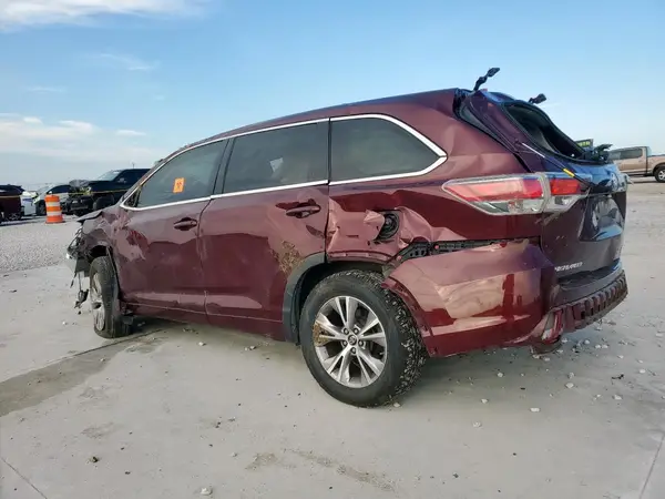 5TDBKRFH7GS291057 2016 TOYOTA HIGHLANDER - Image 2