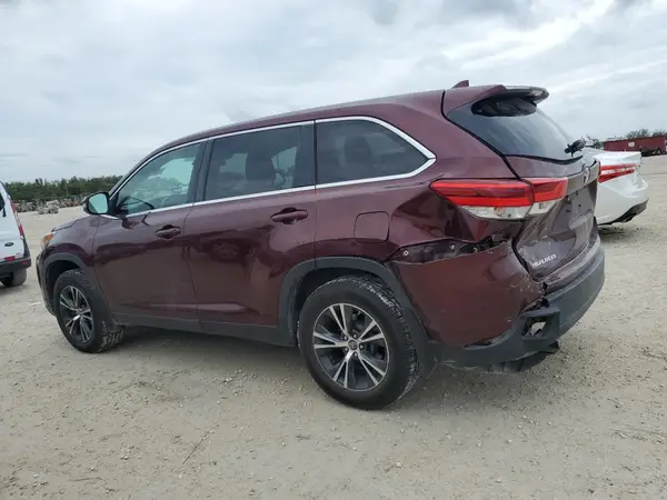 5TDBZRFH1KS941392 2019 TOYOTA HIGHLANDER - Image 2