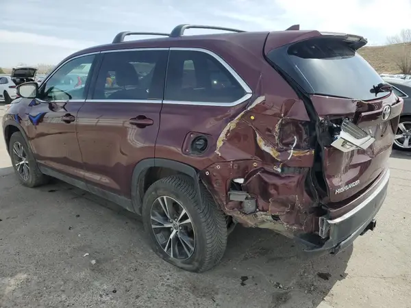 5TDBZRFH3KS746281 2019 TOYOTA HIGHLANDER - Image 2