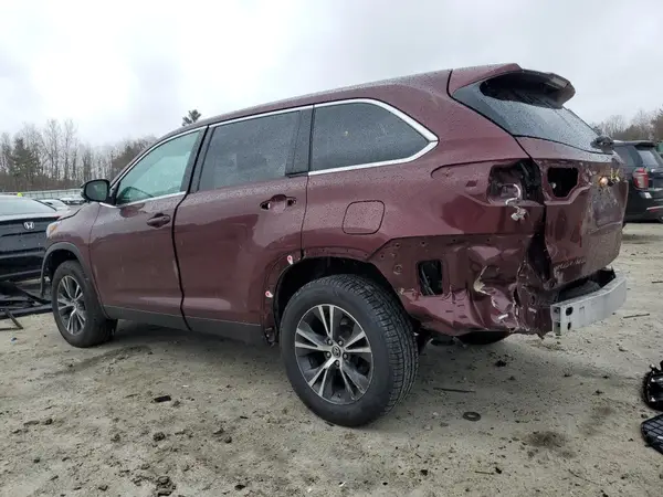 5TDBZRFH4KS711202 2019 TOYOTA HIGHLANDER - Image 2