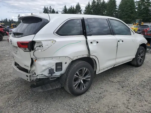 2019 TOYOTA HIGHLANDER COPART lot 61860125 auction photo 3