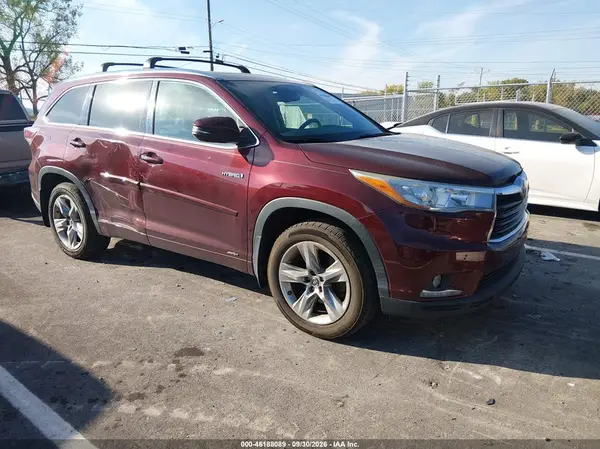 5TDDCRFH2GS014161 2016 TOYOTA HIGHLANDER - Image 1