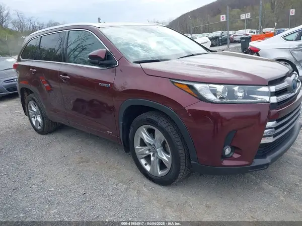 5TDDGRFH8KS053267 2019 TOYOTA HIGHLANDER - Image 1