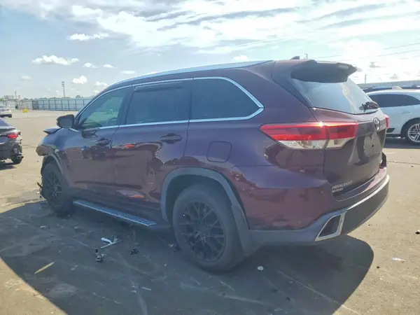 5TDDZRFH3KS744961 2019 TOYOTA HIGHLANDER - Image 2