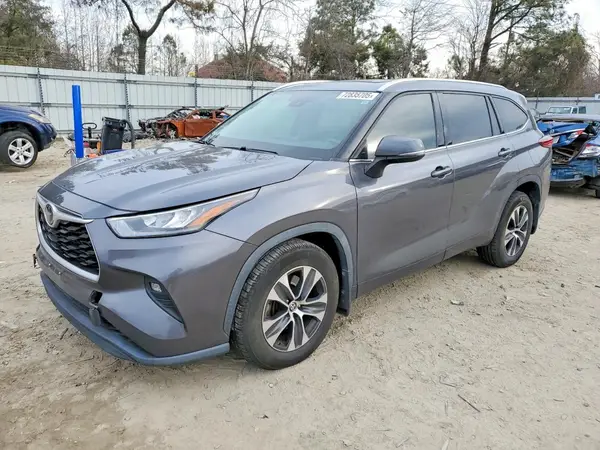 5TDGZRBH6LS019598 VIN - 2020 TOYOTA HIGHLANDER XLE GREY 3.5L 6