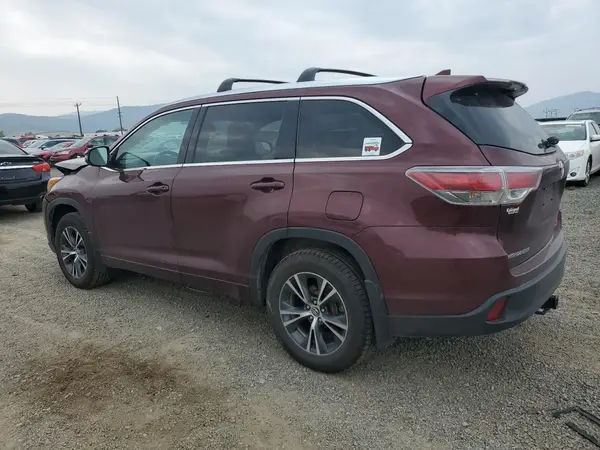 5TDJKRFH0GS316781 2016 TOYOTA HIGHLANDER - Image 2